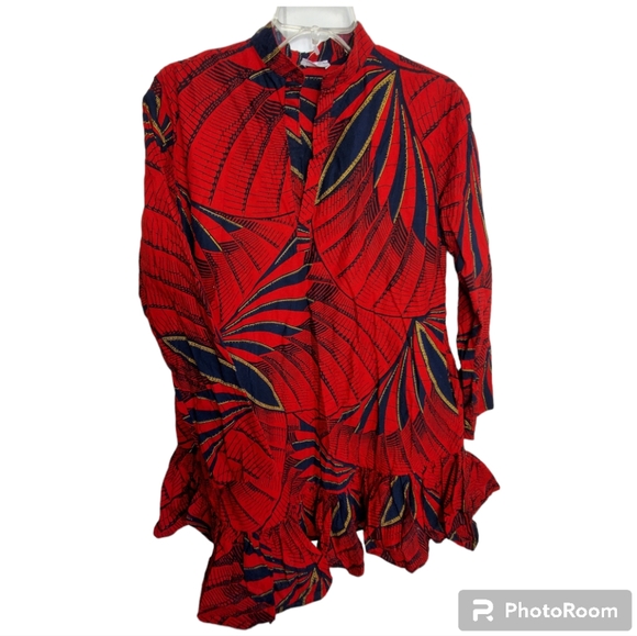 Grass Fields Dresses & Skirts - Grass fields African short dress red UK 14